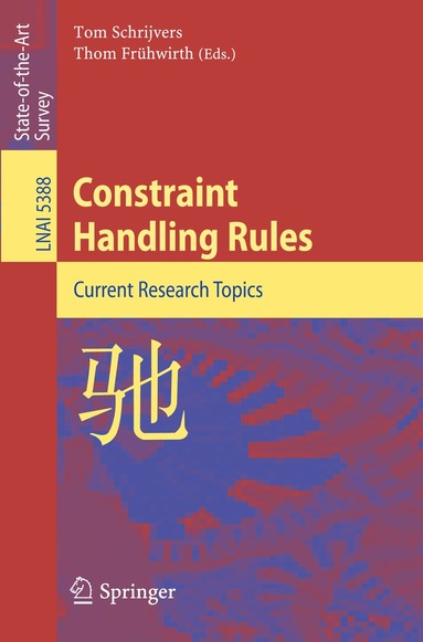 Tom Schrijvers, Thom Frühwirth - Constraint Handling Rules, Häftad