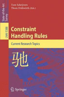 bokomslag Constraint Handling Rules