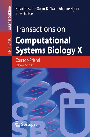 bokomslag Transactions on Computational Systems Biology X