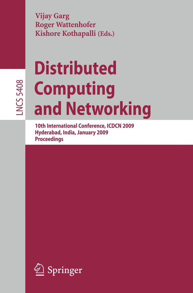 Vijay Garg, Roger Wattenhofer, Kishore Kothapalli - Distributed Computing and Networking, Häftad