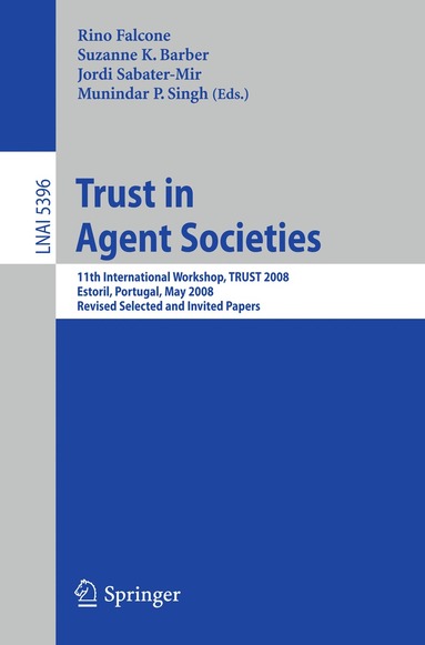 bokomslag Trust in Agent Societies