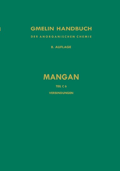 Verbindungen des Mangans mit Schwefel, Selen und Tellur, Inbunden