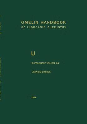 Dieter Vollath, Horst Wedemeyer - Uranium Dioxide, UO2, Preparation and Crystallographic Properties, Inbunden
