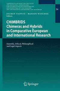 bokomslag CHIMBRIDS - Chimeras and Hybrids in Comparative European and International Research