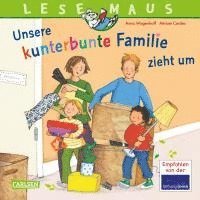 bokomslag LESEMAUS 171: Unsere kunterbunte Familie zieht um