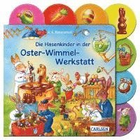 Die Hasenkinder in der Oster-Wimmel-Werkstatt 1