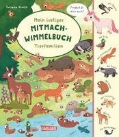 Mein lustiges Mitmach-Wimmelbuch: Tierfamilien, Kartonnage
