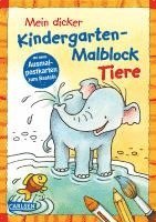 bokomslag Mein dicker Kindergarten-Malblock Tiere
