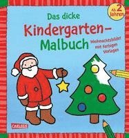 bokomslag Ausmalbilder für Kita-Kinder: Das dicke Kindergarten-Malbuch Weihnachten