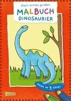 bokomslag Ausmalbilder für Kita-Kinder: Mein erstes großes Malbuch: Dinosaurier