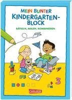 bokomslag Rätseln für Kita-Kinder: Mein bunter Kindergarten-Block: Rätseln, malen, kombinieren