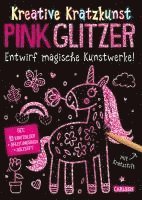 bokomslag Kratzbilder für Kinder: Kreative Kratzkunst: Pink Glitzer