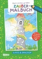 bokomslag Ausmalbilder für Kita-Kinder: Mein erstes großes Zauber-Malbuch: Dinos & Drachen