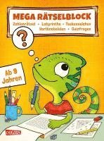 bokomslag Rätseln für Kinder ab 8: Mega Rätselblock - Zahlenrätsel, Labyrinthe, Teekesselchen, Wortknobeleien, Quizfragen