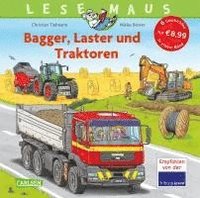 bokomslag LESEMAUS Sonderbände: Bagger, Laster und Traktoren  - Alles über Fahrzeuge