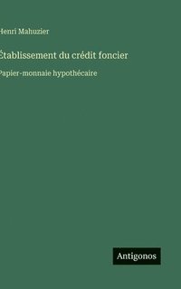 bokomslag Établissement du crédit foncier
