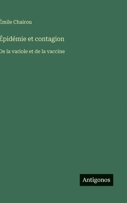 bokomslag Épidémie et contagion