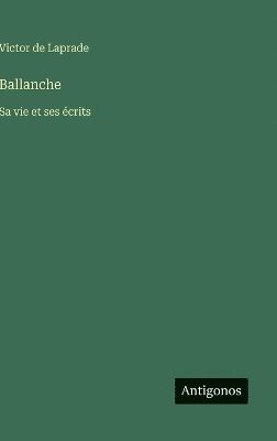 bokomslag Ballanche