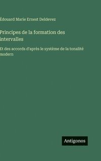 bokomslag Principes de la formation des intervalles