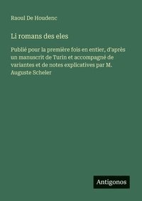 bokomslag Li romans des eles