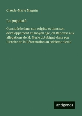 bokomslag papauté