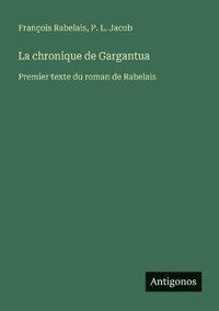 bokomslag chronique de Gargantua