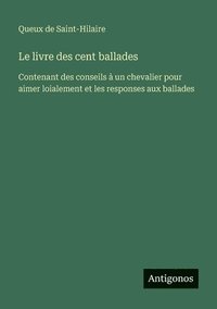 bokomslag livre des cent ballades