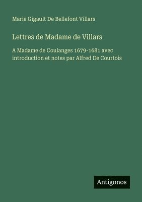 bokomslag Lettres de Madame de Villars