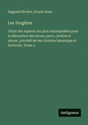bokomslag Les fougères