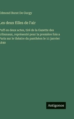 bokomslag Les deux filles de l'air