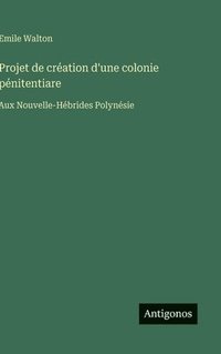 bokomslag Projet de création d'une colonie pénitentiare
