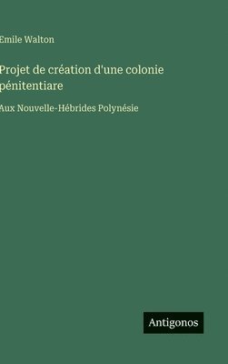 bokomslag Projet de création d'une colonie pénitentiare