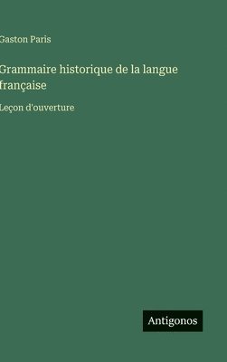 bokomslag Grammaire historique de la langue française