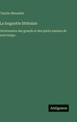 bokomslag lorgnette littéraire