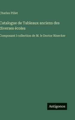 bokomslag Catalogue de Tableaux anciens des diverses écoles:Composant l collection de M. le Doctor Rinecker