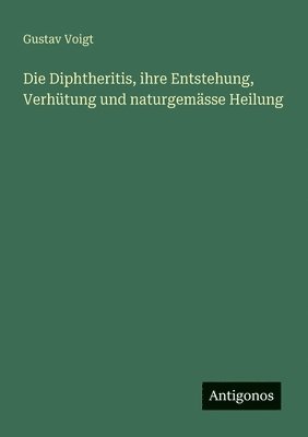bokomslag Die Diphtheritis, ihre Entstehung, Verhütung und naturgemässe Heilung