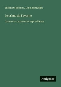 bokomslag crime de Faverne