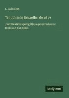 bokomslag Troubles de Bruxelles de 1619: Justification apologétique pour l'advocat Rombaut van Uden