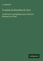 bokomslag Troubles de Bruxelles de 1619: Justification apologétique pour l'advocat Rombaut van Uden