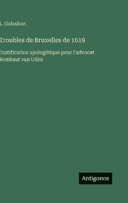 bokomslag Troubles de Bruxelles de 1619