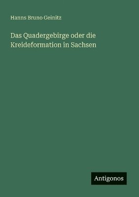 bokomslag Quadergebirge oder die Kreideformation in Sachsen