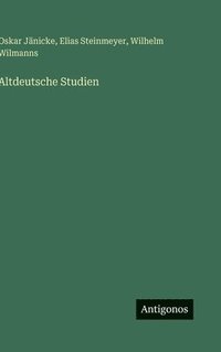 bokomslag Altdeutsche Studien