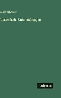 bokomslag Anatomische Untersuchungen