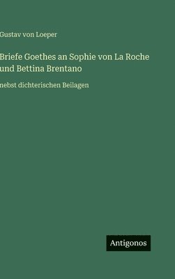 bokomslag Briefe Goethes an Sophie von La Roche und Bettina Brentano
