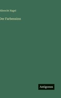 bokomslag Der Farbensinn