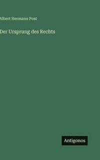 bokomslag Ursprung des Rechts