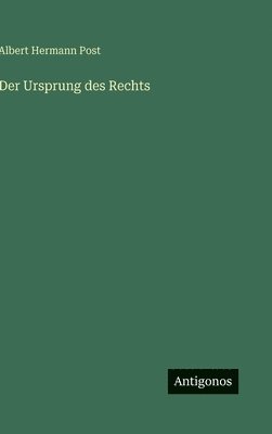 bokomslag Ursprung des Rechts