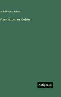 bokomslag Vom deutschen Geiste