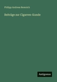 bokomslag Beiträge zur Cigarren-Kunde