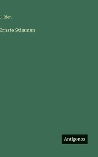 bokomslag Ernste Stimmen